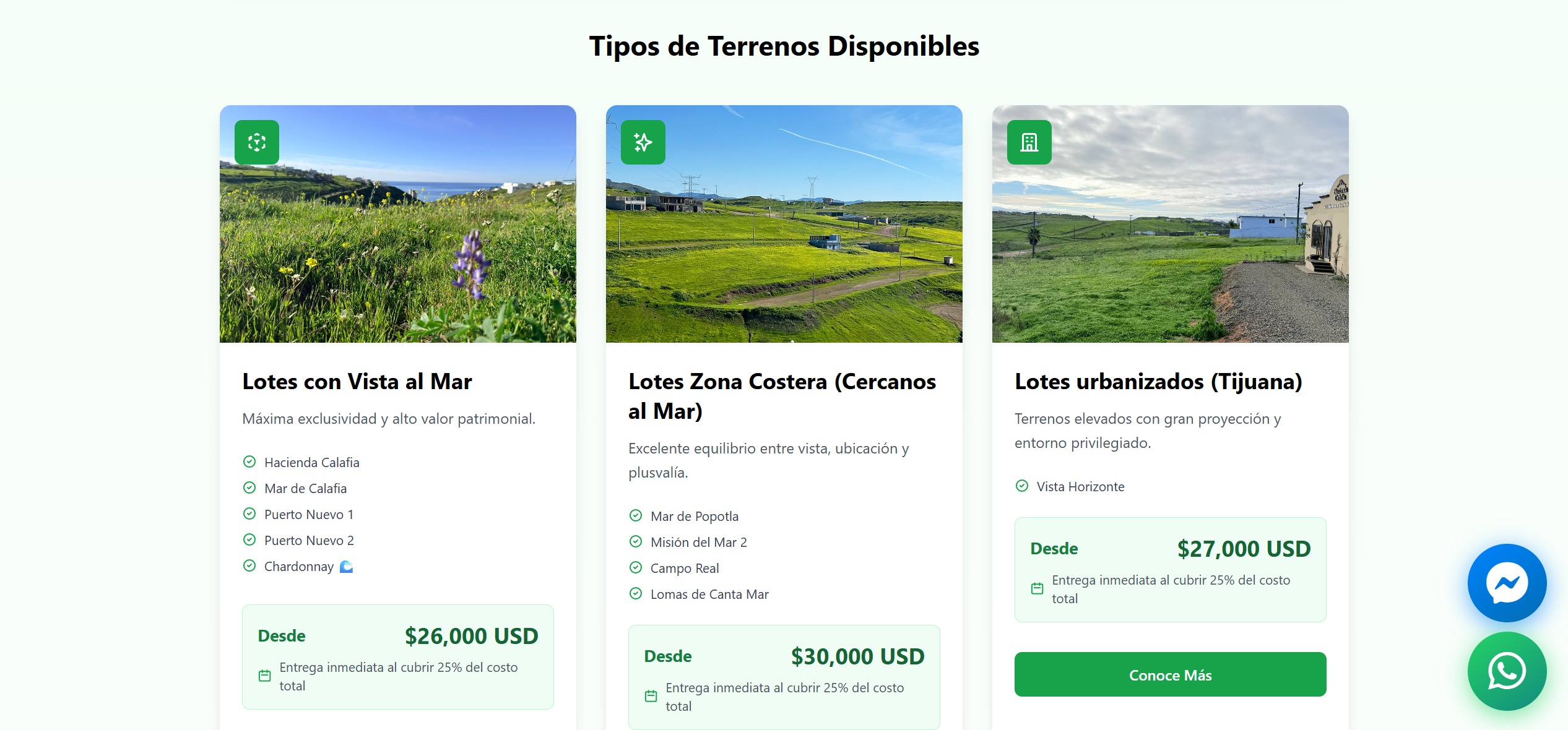 Web de lotes